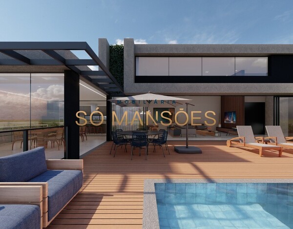 Lote de 1572m² com projeto aprovado à venda no condomínio Quintas do Sol.