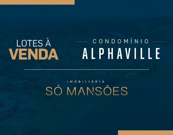 LOTE DE 1.360M² A VENDA NO ALPHAVILLE LAGOA DOS INGLESES - RESIDENCIAL FLORES / VISTA PRIVILEGIADA